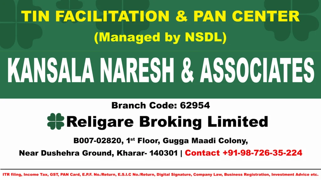 TIN Facilitation Centre Kansala Naresh & Associates TIN Facilitation Centre